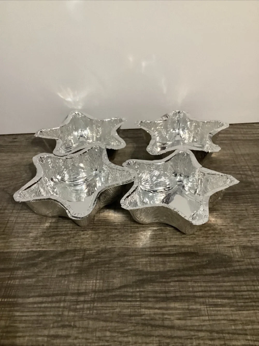 Vintage Reynolds Stars Fun Shape 48 Aluminum Foil Baking Cups 2006 Discontinued